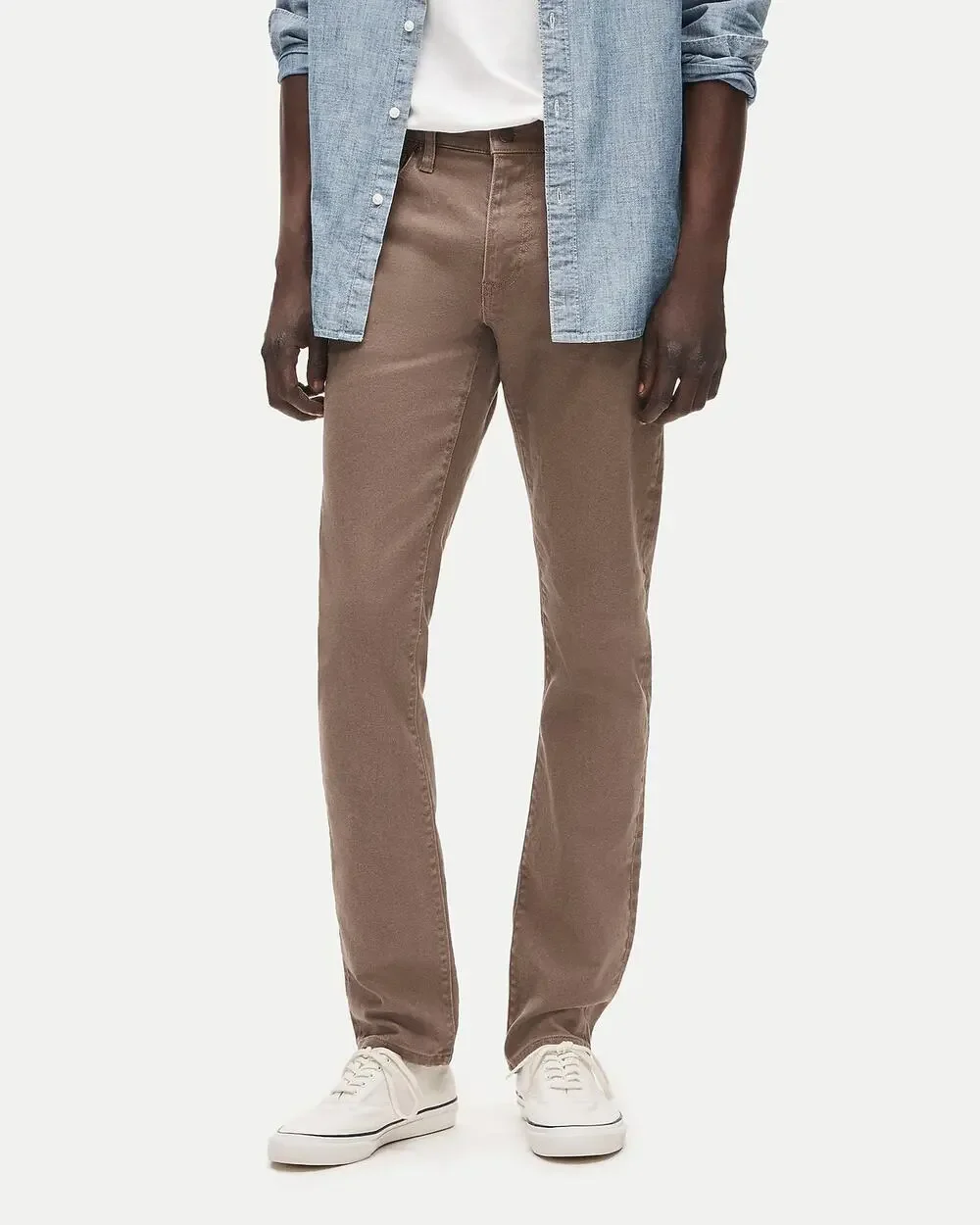 NWT J.Crew 484 Slim Fit Five Pocket Pants Men’s 32x34 Brown Stretch Chino AZ963